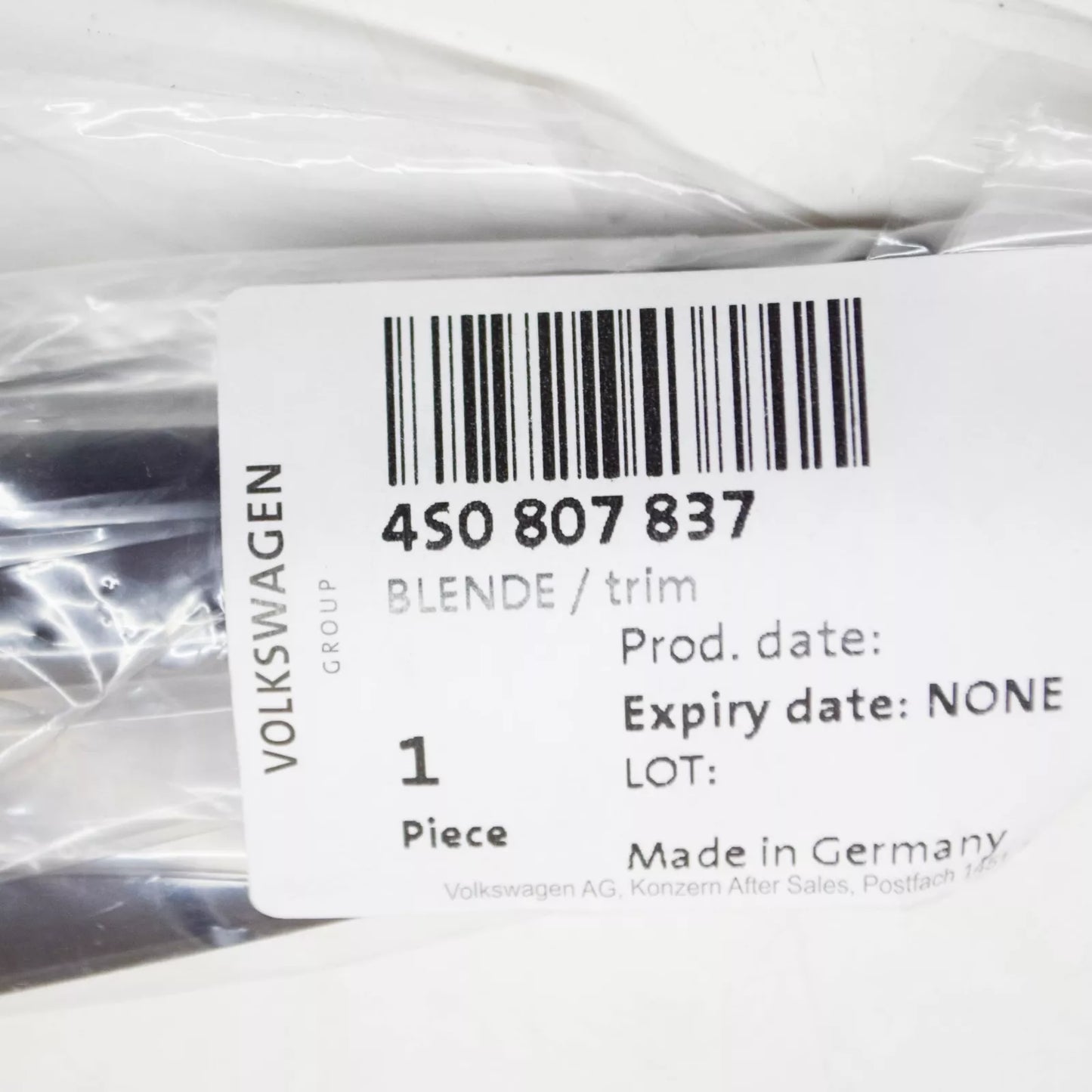 NEW AUDI R8 4S3 FRONT BUMPER RIGHT CORNER 4S0807837 ORIGINAL