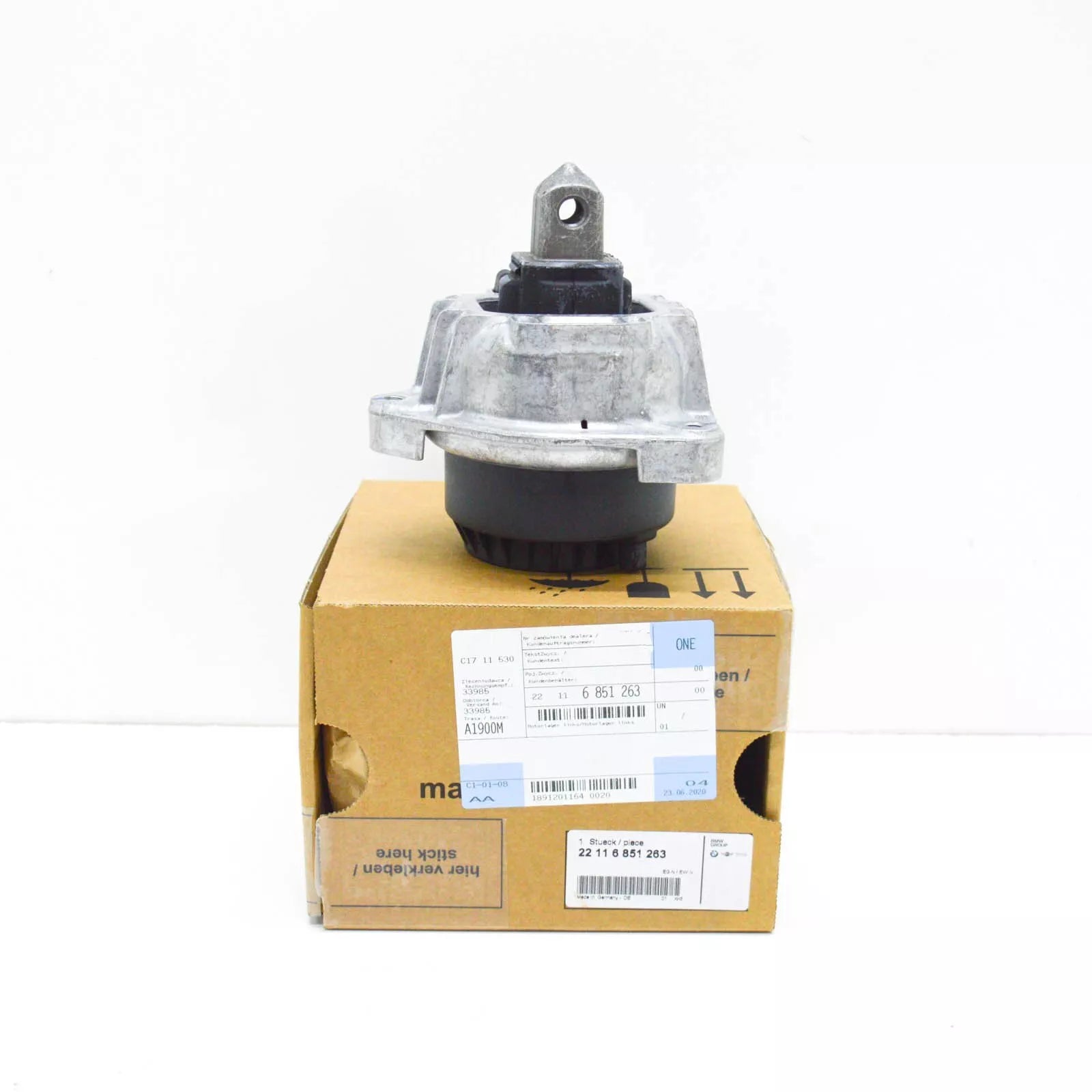 NEW BMW 6 F12 LEFT ENGINE MOUNT 22116851263 6851263 4.4 PETROL ORIGINAL