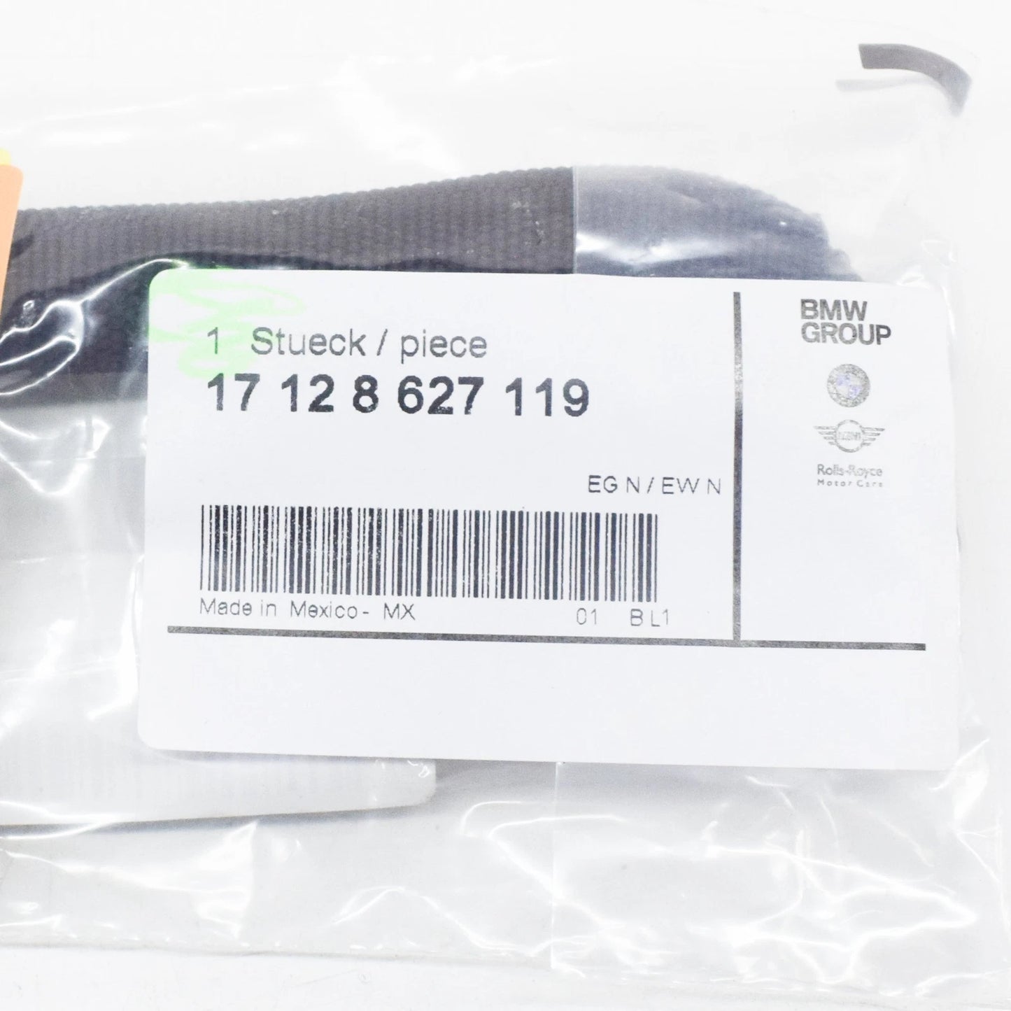 NEW BMW X5 F15 ENGINE EXPANSION TANK HOSE 17128627119 8627119 ORIGINAL