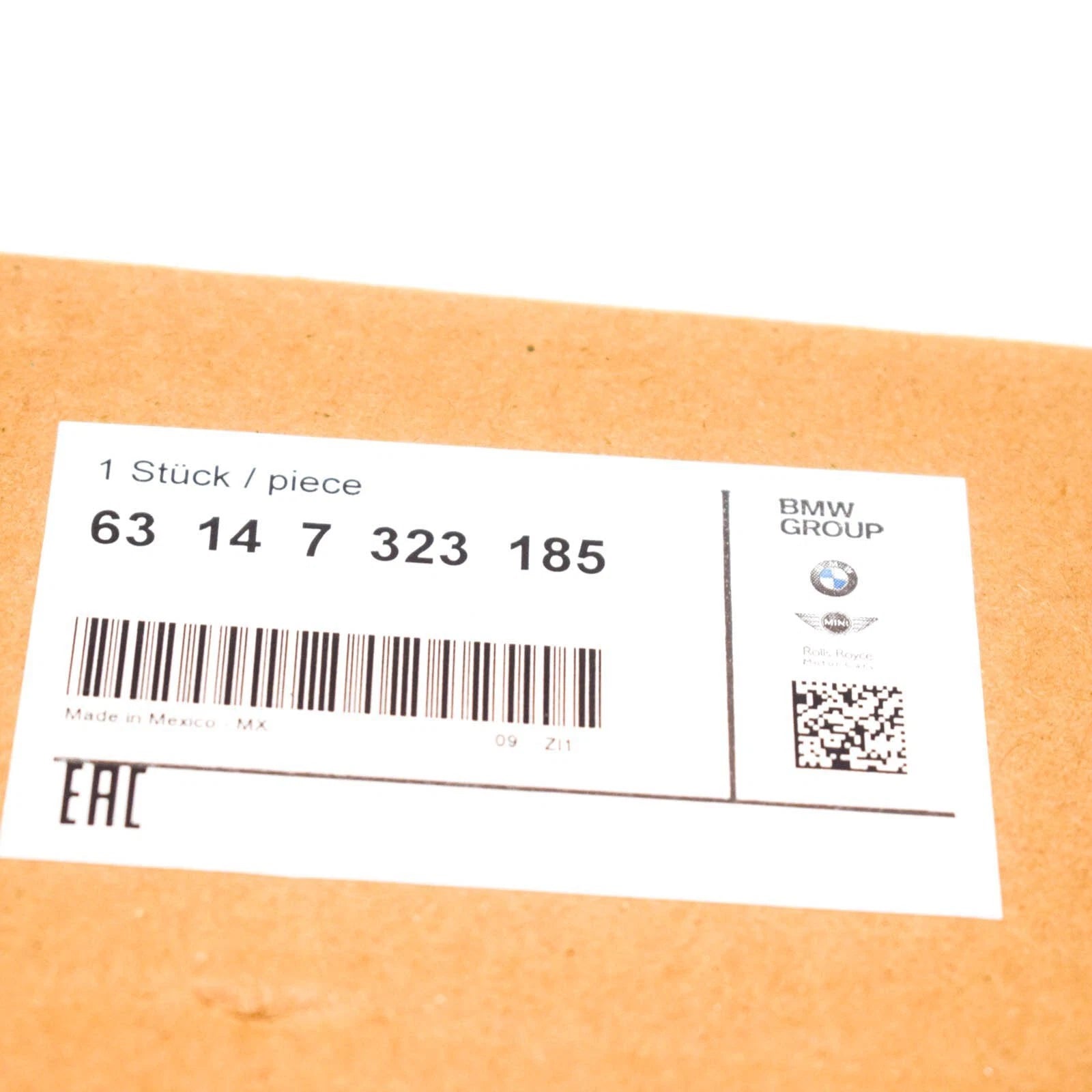 NEW BMW X6 F16 REAR BUMPER REFLECTOR LEFT SIDE 7323185 63147323185 2017 ORIGINAL