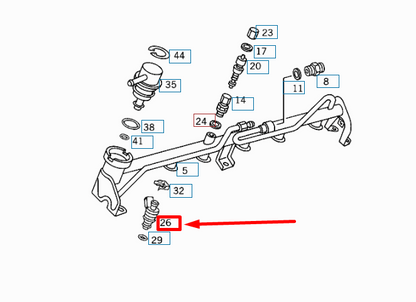 NEW MERCEDES-BENZ SL R129 INJECTION NOZZLE A0000788523 ORIGINAL