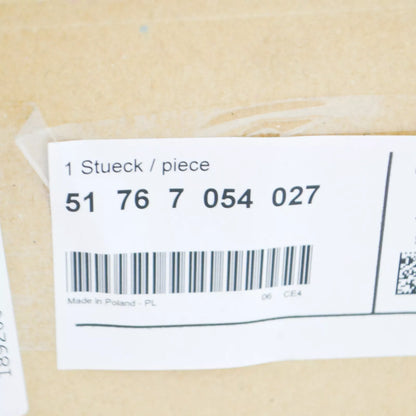 NEW BMW 1 E81 FRONT LEFT DOOR WEATHERSTRIP SEAL 51767054027  ORIGINAL