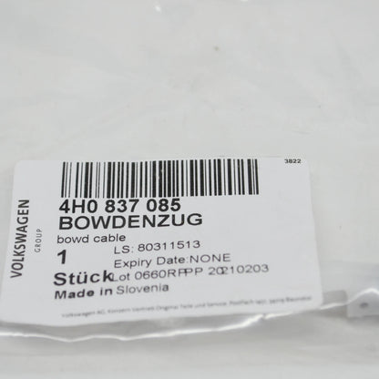 NEW AUDI A8 4H FRONT DOOR LATCH BOWDEN CABLE 4H0837085 ORIGINAL