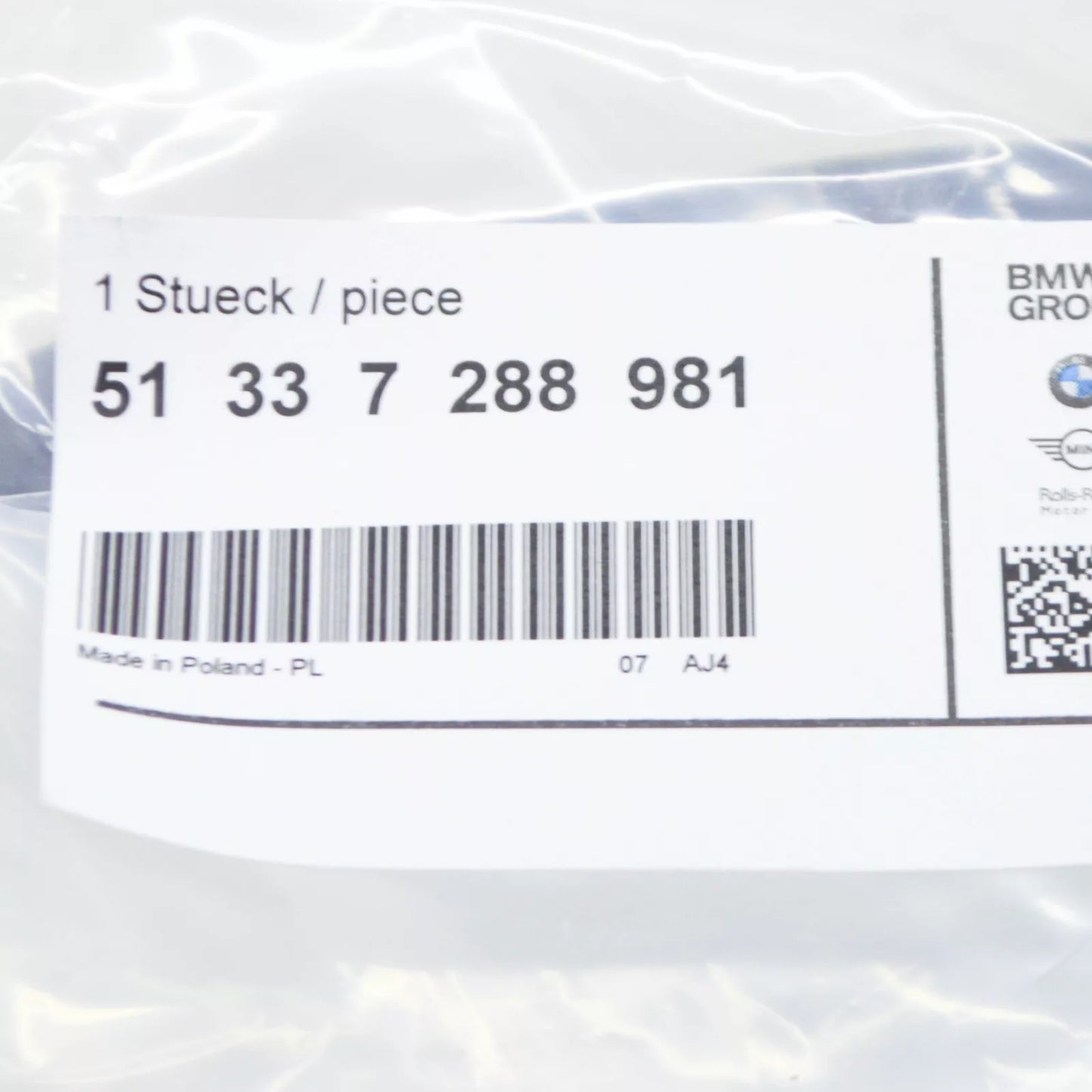 NEW BMW I3 I01 LEFT ROOF FRAME STRIP PIPING 51337288981 ORIGINAL