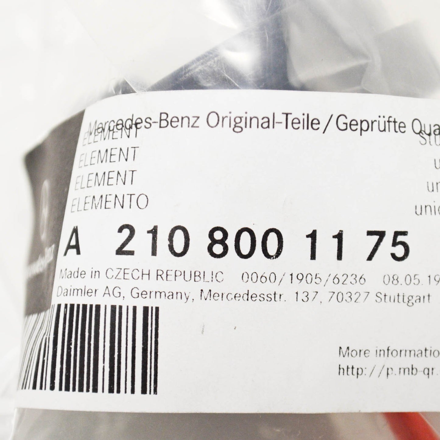 NEW MERCEDES-BENZ E-CLASS W210 FUEL DOOR FLAP ACTUATOR A2108001175 ORIGINAL