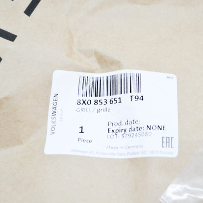 NEW AUDI A1 MK1 FRONT RADIATOR GRILLE 8X0853651T94