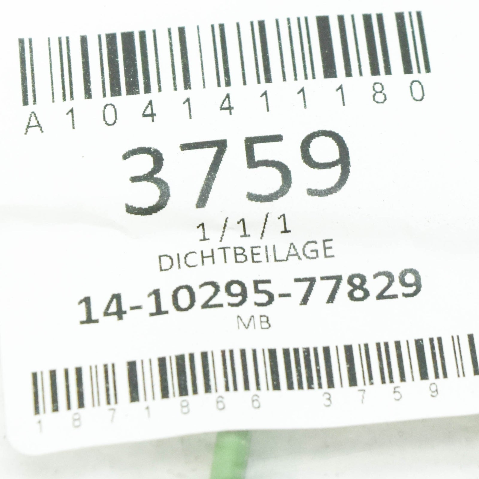 NEW MERCEDES-BENZ E W210 INTAKE MANIFOLD GASKET A1041411180 ORIGINAL