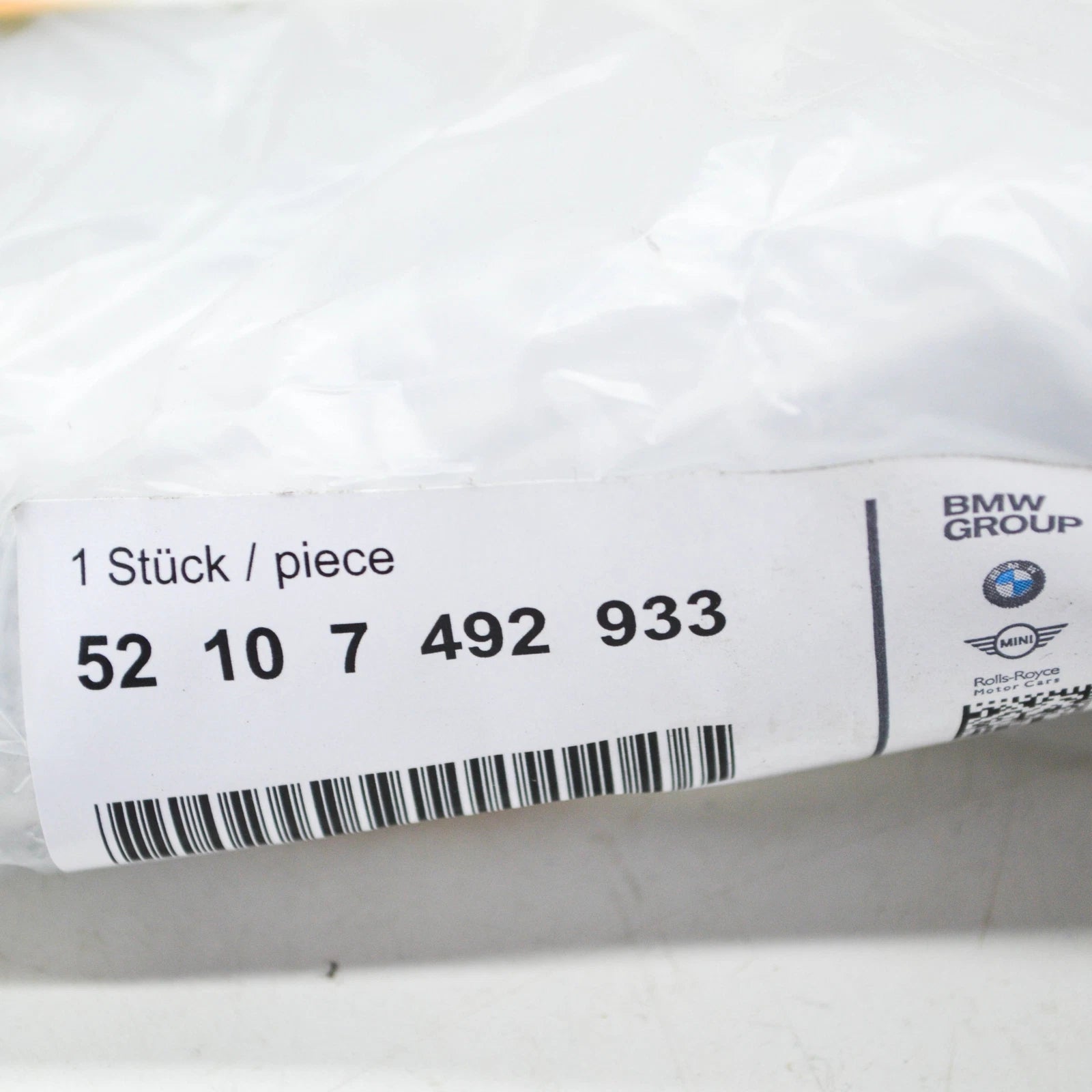 NEW BMW 3 G20 FRONT LEFT SEAT UPPER RAIL FINISHER 52107492933 ORIGINAL