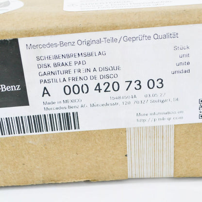 NEW MERCEDES-BENZ GLE W167 REAR WHEEL BRAKE PAD SET A0004207303 ORIGINAL