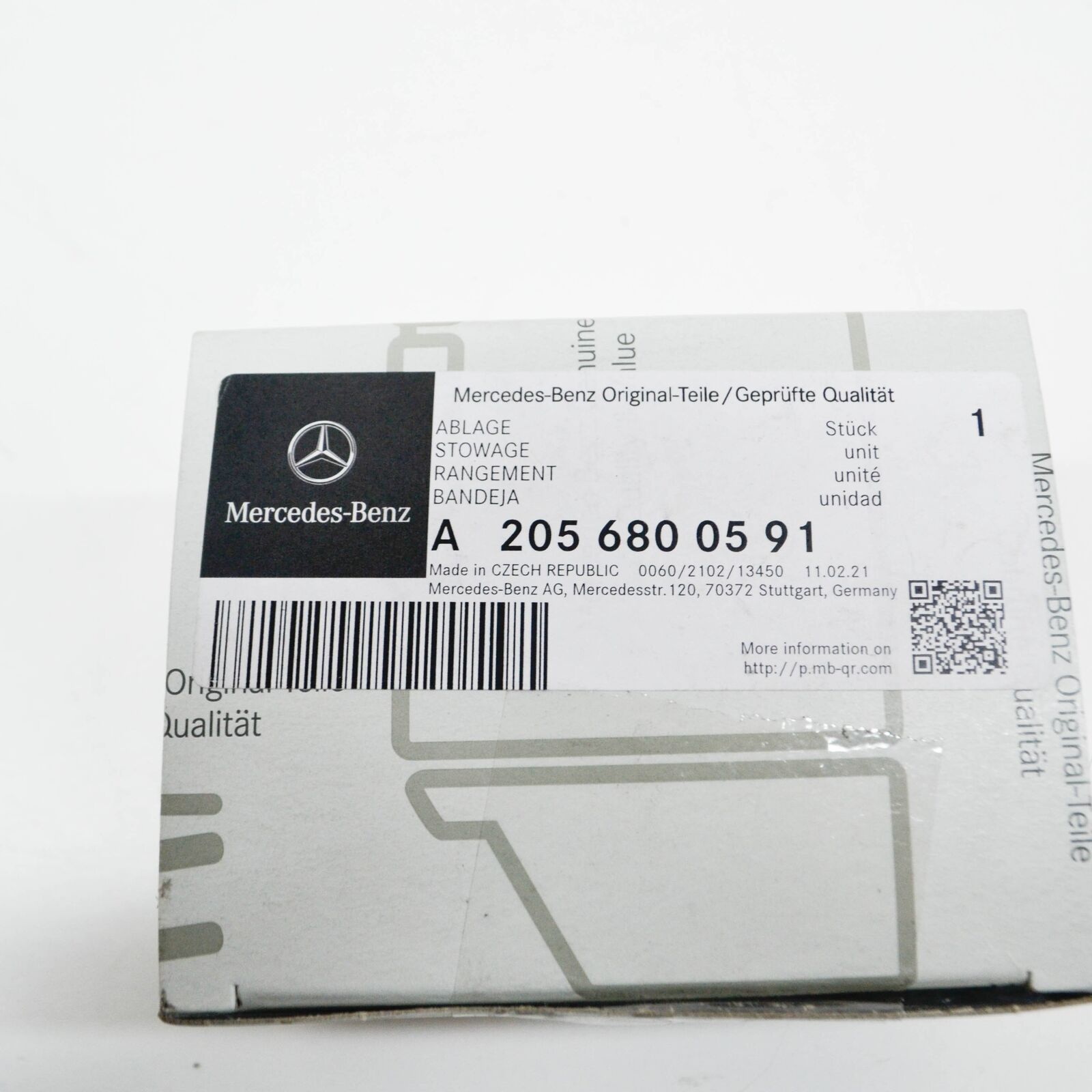 NEW MB C W205 REMOVABLE CUP HOLDER A2056800591 ORIGINAL