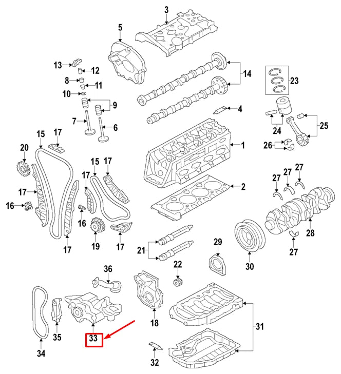 NEW AUDI Q8 4MN ENGINE OIL PUMP 06H115105GD ORIGINAL