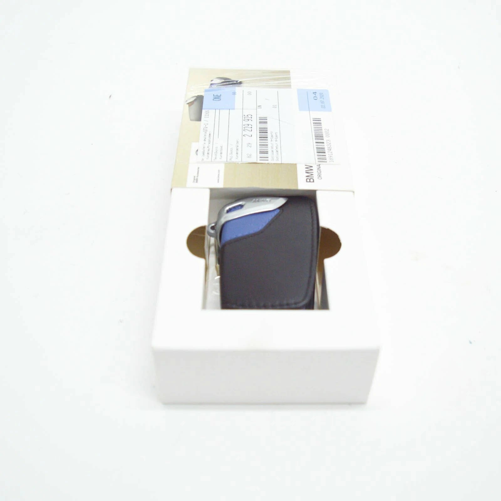 NEW BMW 1 F21 KEY HOLDER FOB LEATHER CASE COVER M 82292219915 2219915 ORIGINAL