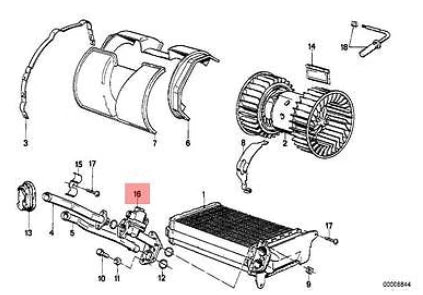 NEW BMW 3 E30 HEATER COOLANT WATER SOLENOID VALVE 64111386707 2.5 PETROL