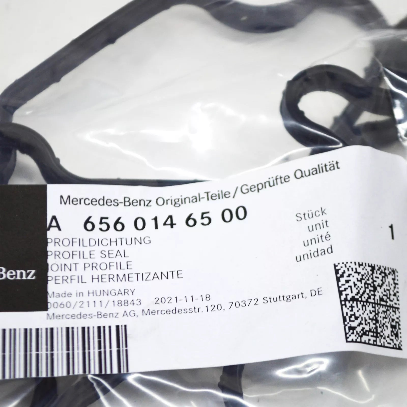 NEW MERCEDES-BENZ GLE W167  ENGINE OIL PAN GASKET LOWER A6560146500 ORIGINAL