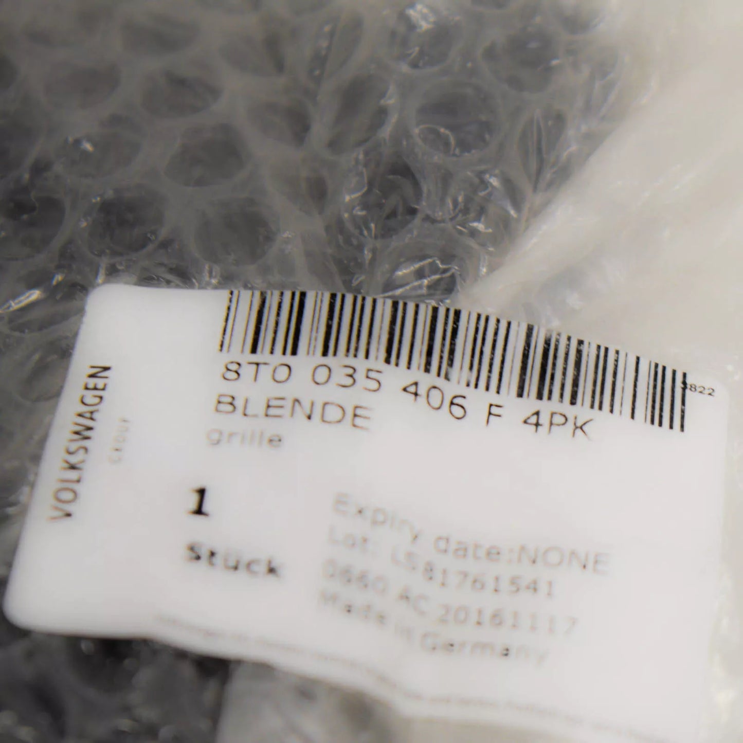 NEW AUDI A5 8TA REAR RIGHT PARCEL SHELF SPEAKER COVER 8T0035406F4PK 2011