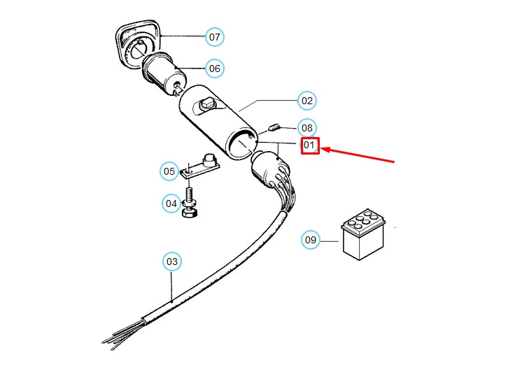 NEW BMW 6 E24 STEERING LOCK 32321154094 1154094 ORIGINAL