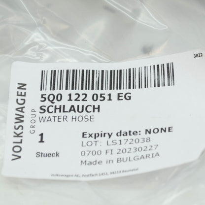 new audi q2 right water coolant hose 5q0122051eg original