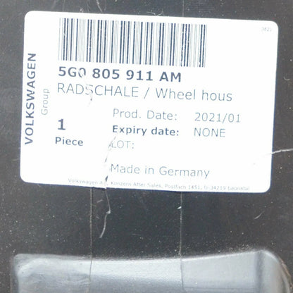 NEW VW GOLF MK7 FRONT LEFT WHEEL HOUSING LINER FRONT PART 5G0805911AM