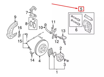 NEW AUDI A6 AVANT C6 FRONT RIGHT BRAKE CALIPER 8E0615124B ORIGINAL