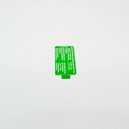 NEW MERCEDES-BENZ E W124 REFRIGERANT GUIDE SIGN A1248178620 ORIGINAL
