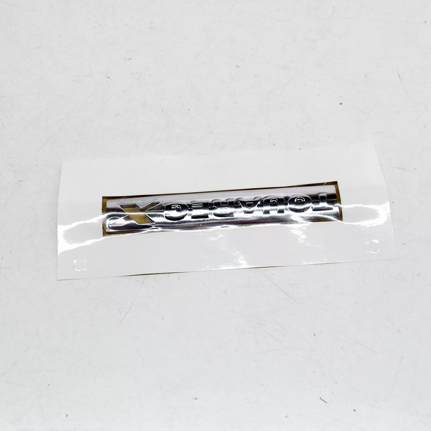 NEW VW TOUAREG 7P CHROME SELF-ADHESIVE SIDE TOUAREGX BADGE 7P6853688A2ZZ
