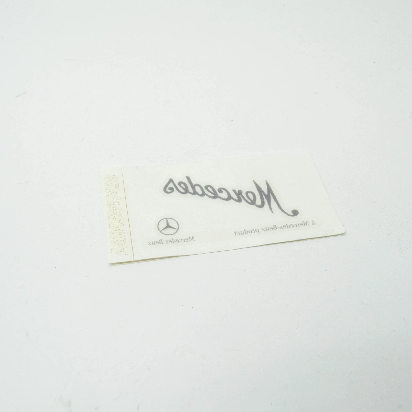 NEW MERCEDES-BENZ E W211 B-PILLAR NEAR MODEL PLATE STICKER A0045847438 ORIGINAL