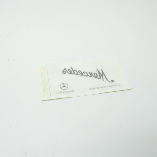 NEW MERCEDES-BENZ E W211 B-PILLAR NEAR MODEL PLATE STICKER A0045847438 ORIGINAL