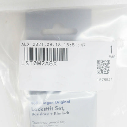 NEW AUDI/WV TOUCH-UP METALLIC BASE AND CLEAR VARNISH LST0M2A8X 2016 ORIGINAL