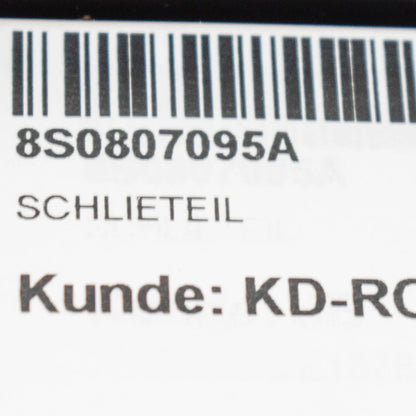 NEW AUDI TT QUATTRO FRONT BUMPER END PLATE LEFT 8S0807095A 2017 ORIGINAL