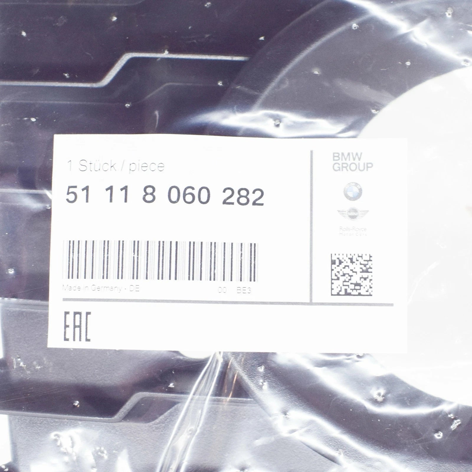 NEW BMW 1 F20 FRONT M BUMPER FOG LIGHT GRILLE RIGHT 51118060282 8060282