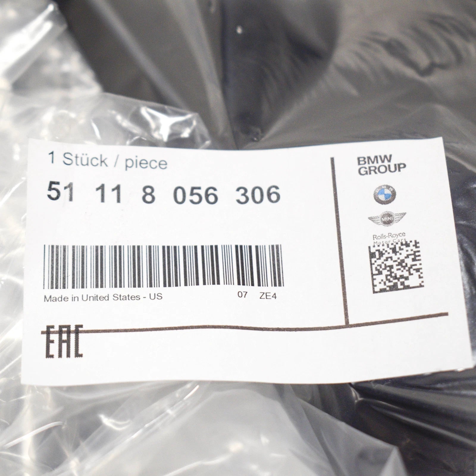 NEW BMW X5 F15 M FRONT BUMPER RIGHT AIR DUCT COVER 51118056306 ORIGINAL