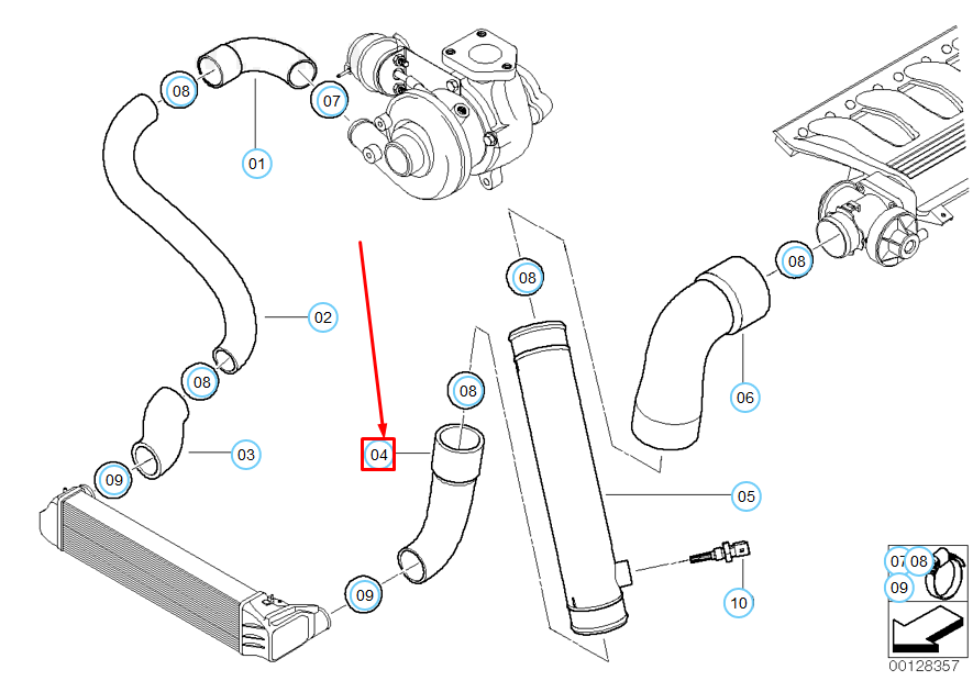 new bmw 3 e46 pressure hose assembly 11617799392 7799392 original