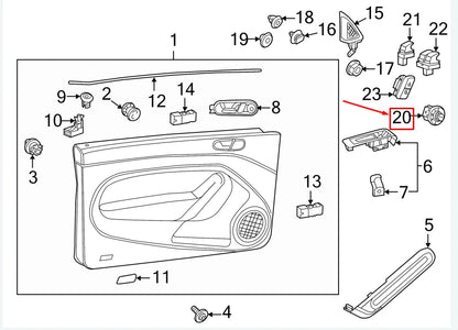 NEW VW BEETLE 5C FRONT HEATED MIRROR SWITCH LHD 5C1959565DWHI ORIGINAL