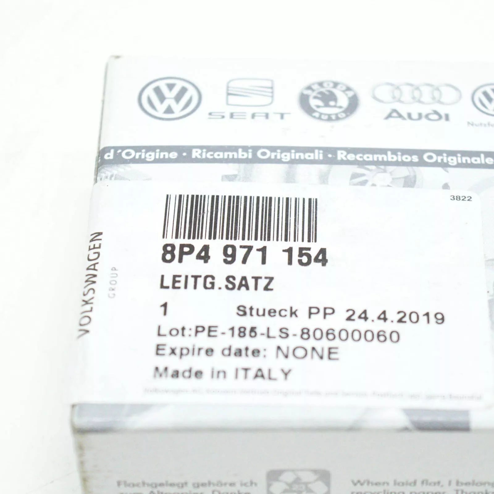 NEW AUDI A3 8P SPORTBACK THIRD BRAKE LIGHT WIRING HARNESS 8P4971154 ORIGINAL