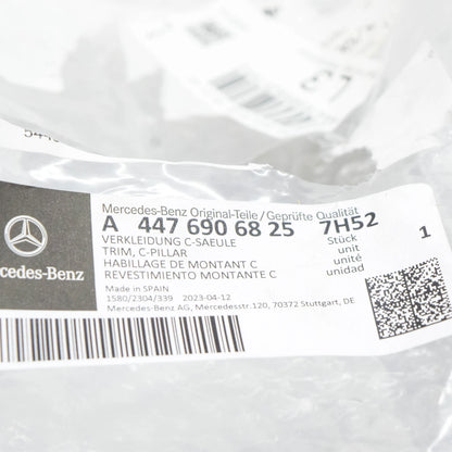 NEW MERCEDES-BENZ VITO W447 LEFT SIDE C-PILLAR TRIM A44769068257H52 ORIGINAL