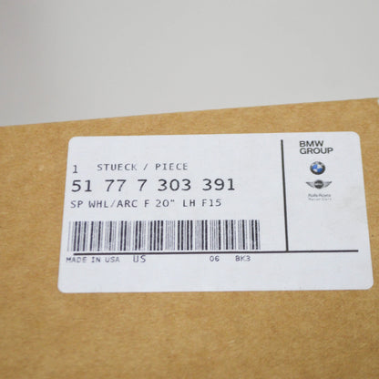NEW BMW X5 F15, F85 FRONT LEFT FENDER MOLDING 51777303391 7303391 ORIGINAL