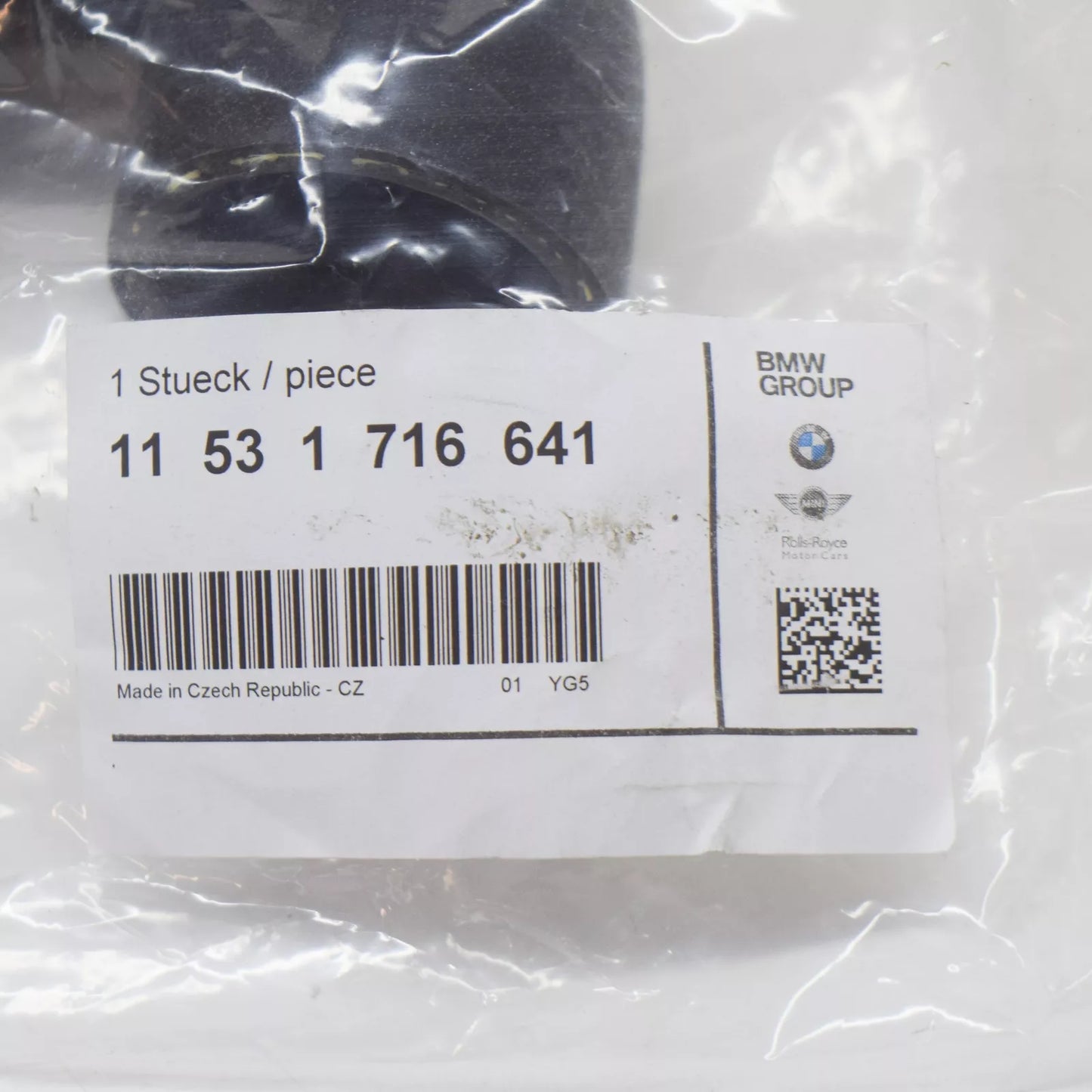 NEW BMW Z3 E36 COOLING SYSTEM WATER HOSE 11531716641 1716641 ORIGINAL