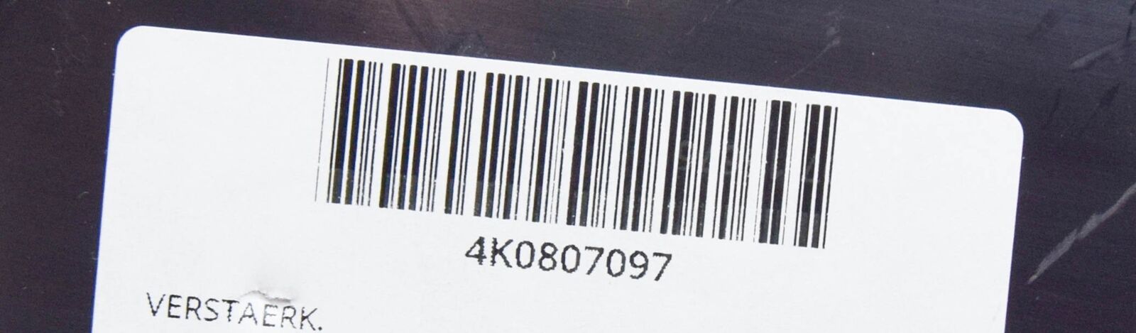 NEW AUDI A6 4A C8 FRONT LEFT BUMPER REINFORCEMENT 4K0807097 ORIGINAL