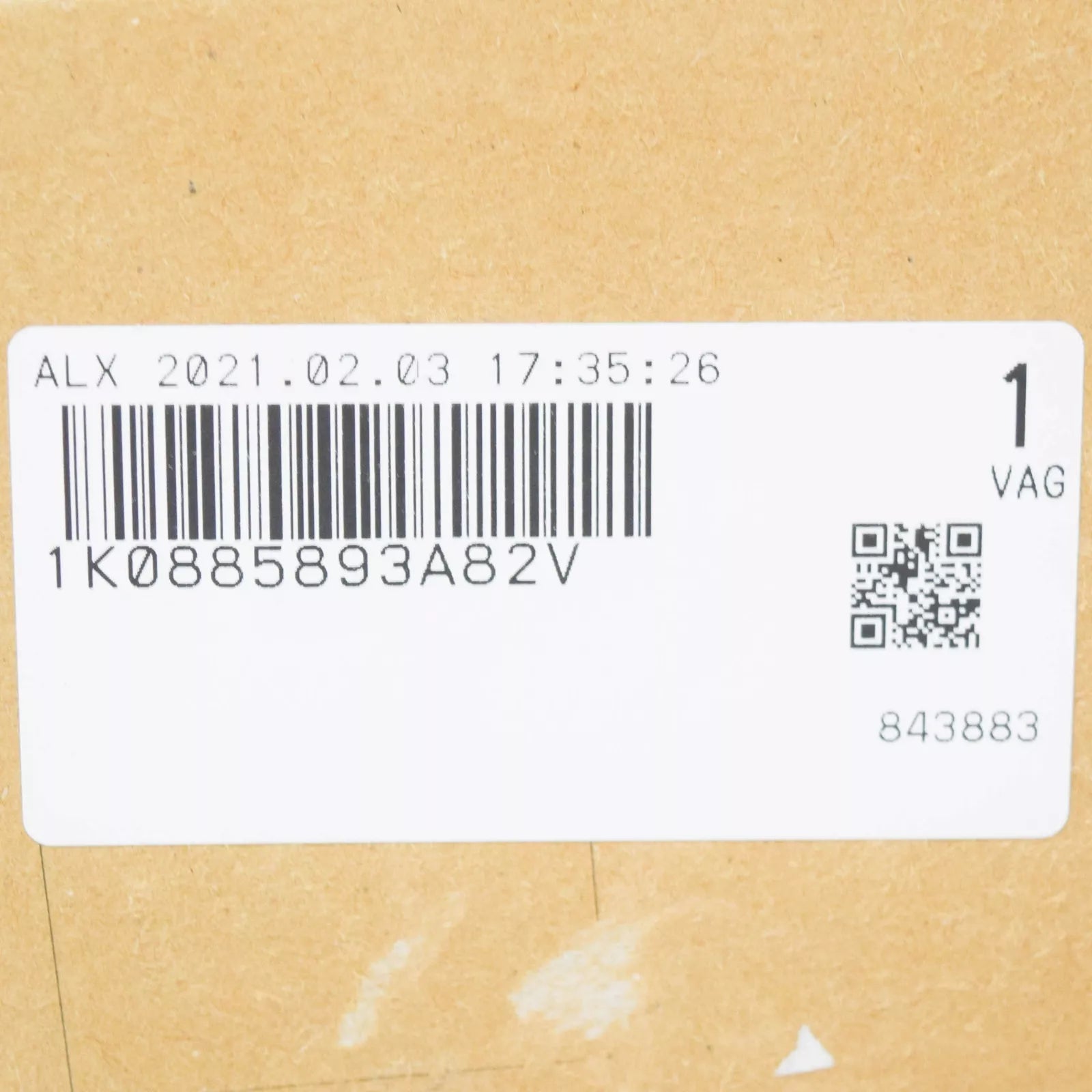 NEW VW GOLF MK5 REAR SPLIT LEFT SEAT BACKREST LOCK TRIM 1K0885893A82V ORIGINAL