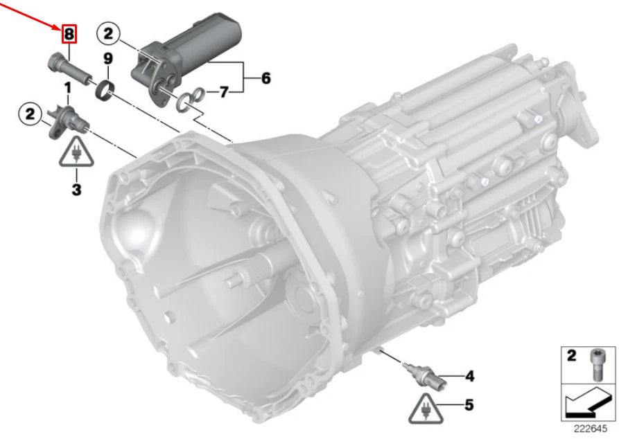 NEW BMW 5 F10 TRANSMISSION OIL STRAINER 17212283111 2283111 ORIGINAL