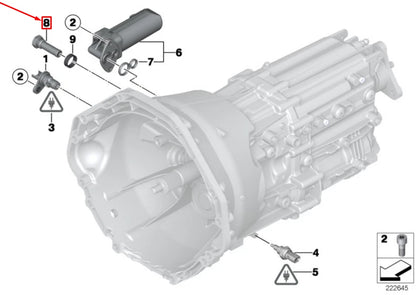 NEW BMW 5 F10 TRANSMISSION OIL STRAINER 17212283111 2283111 ORIGINAL