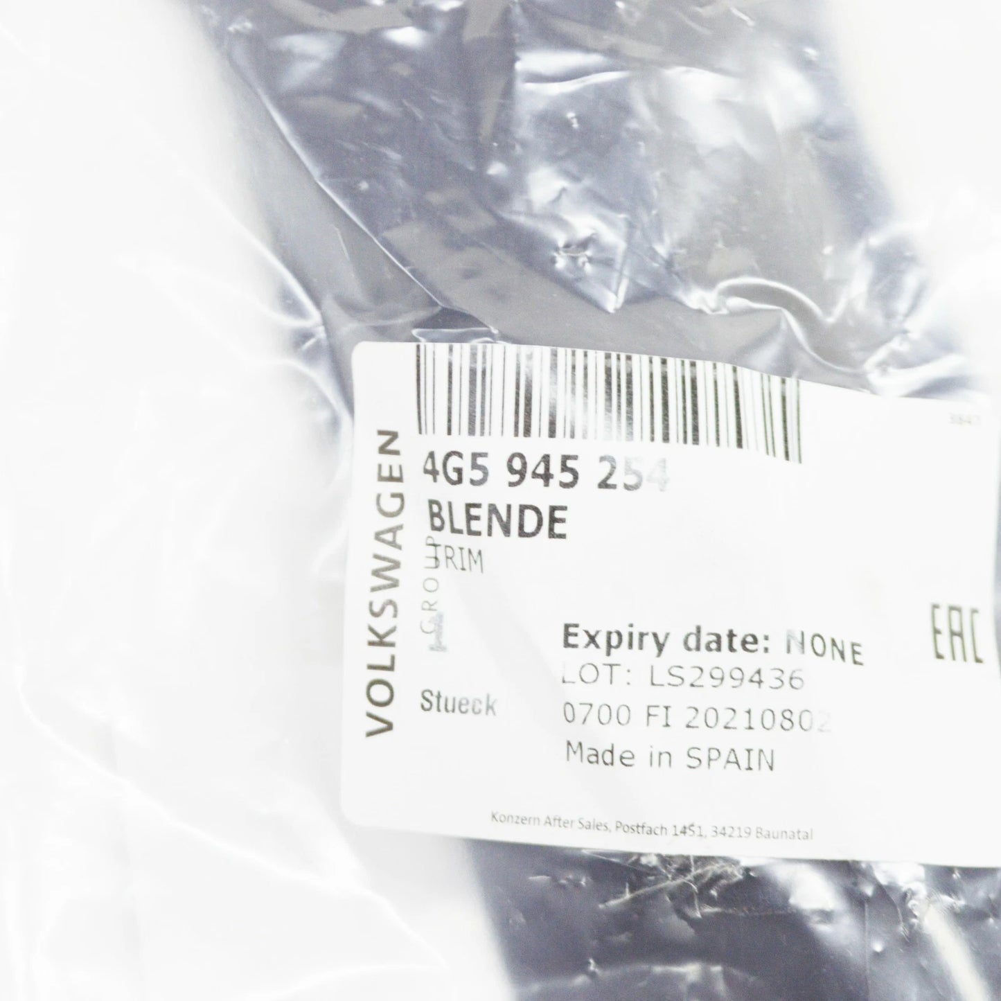 NEW AUDI A6 C7 REAR RIGHT TAIL LIGHT TRIM 4G5945254 ORIGINAL