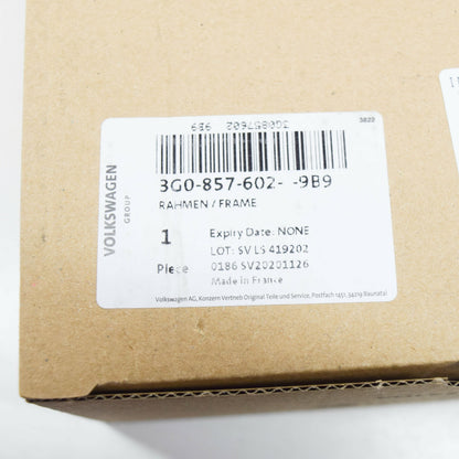 NEW VW PASSAT B8 FRONT RIGHT DOOR MIRROR INNER TRIM 3G08576029B9 ORIGINAL