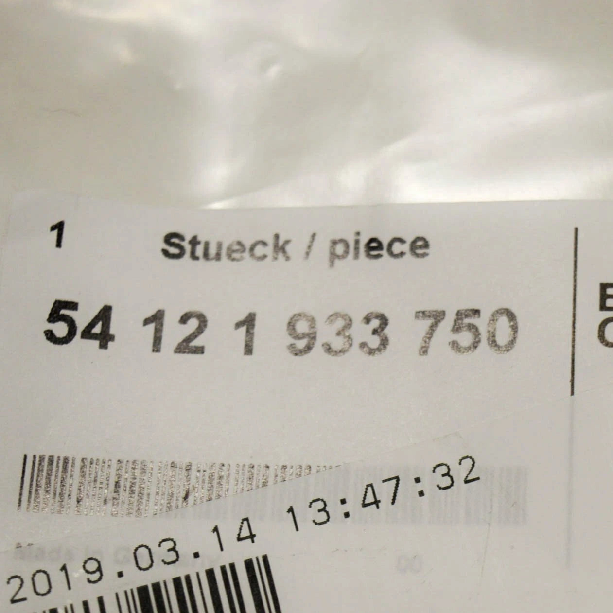 NEW BMW 3 E30 RIGHT SUNROOF CABLE 54121933750 1933750 ORIGINAL