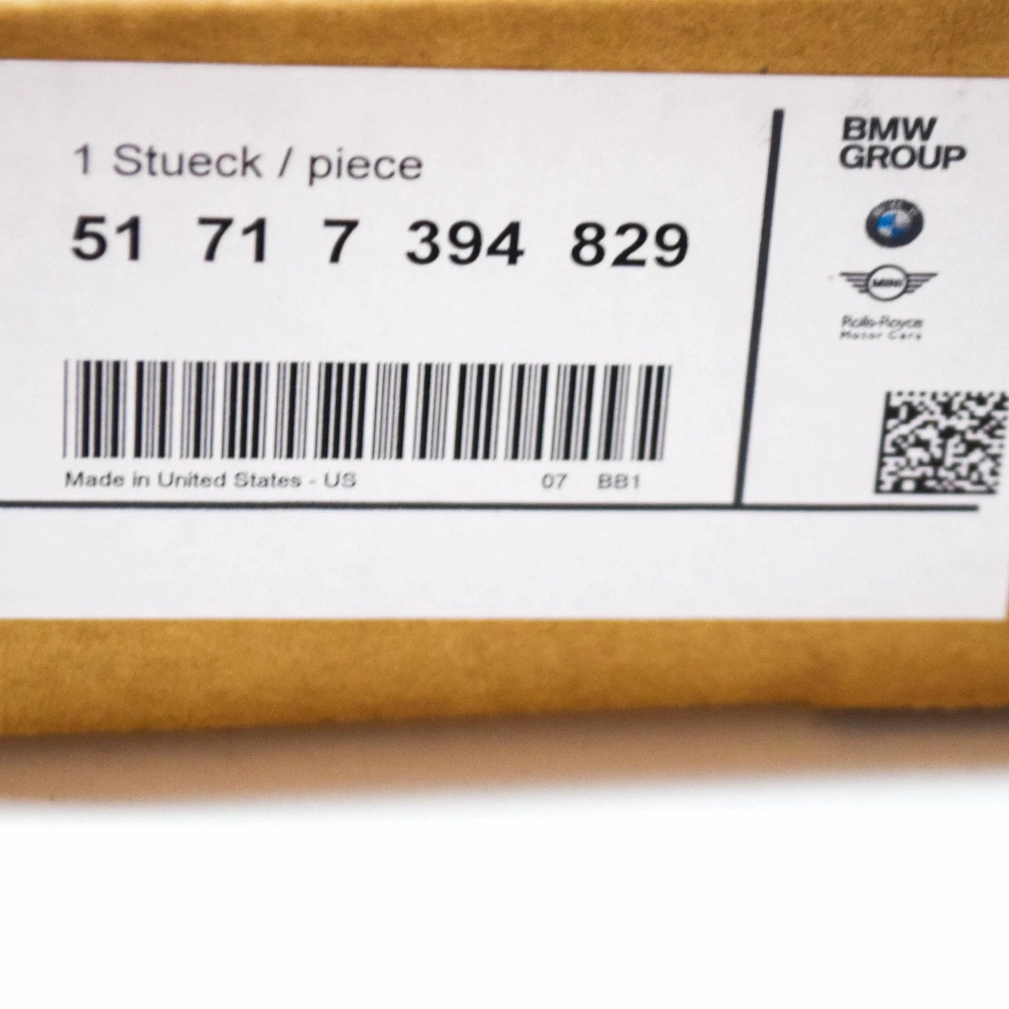 NEW BMW X3 G01 FRONT LEFT BULB EXCHANGE LID COVER 51717394829 ORIGINAL