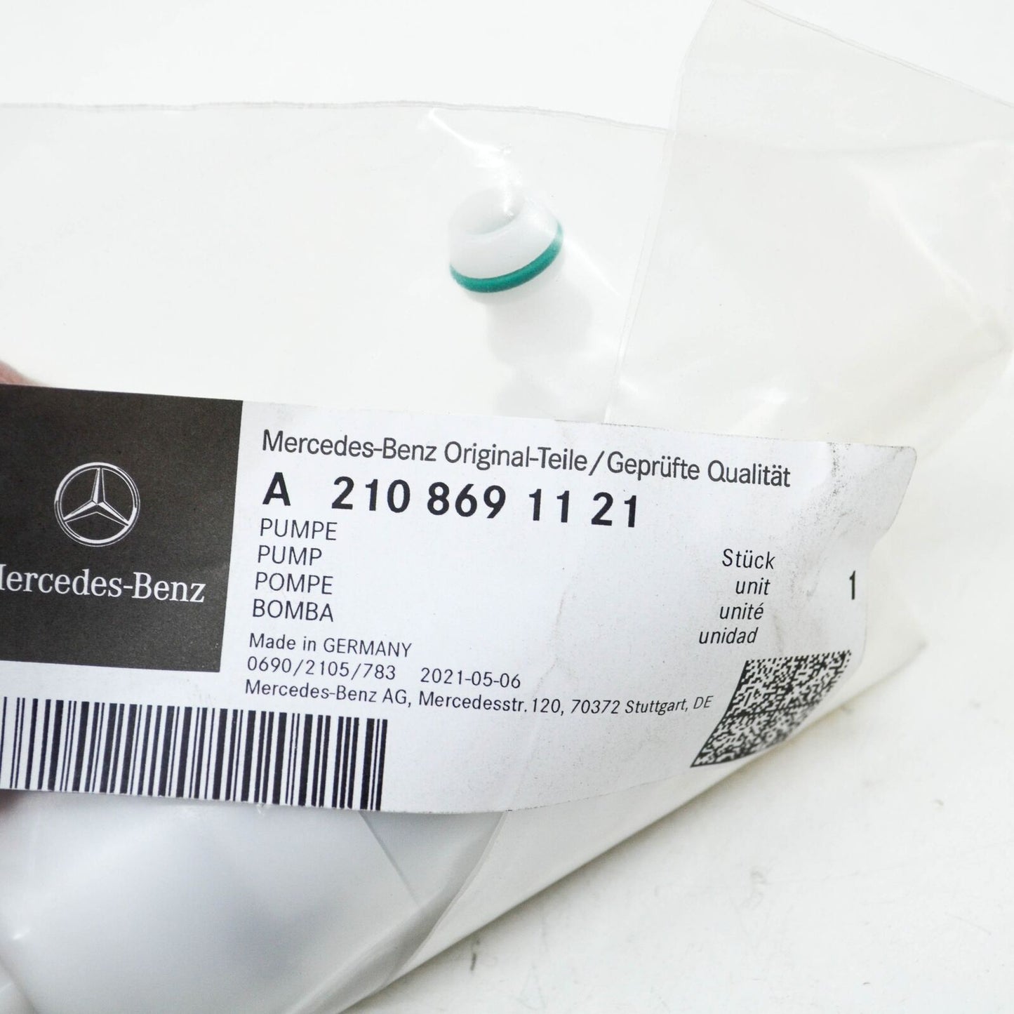 NEW MERCEDES-BENZ ML W163 HEADLAMP WASHER PUMP A2108691121 ORIGINAL