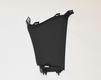 new skoda enyaq iv front bumper left air guide 5la121763a9b9 original