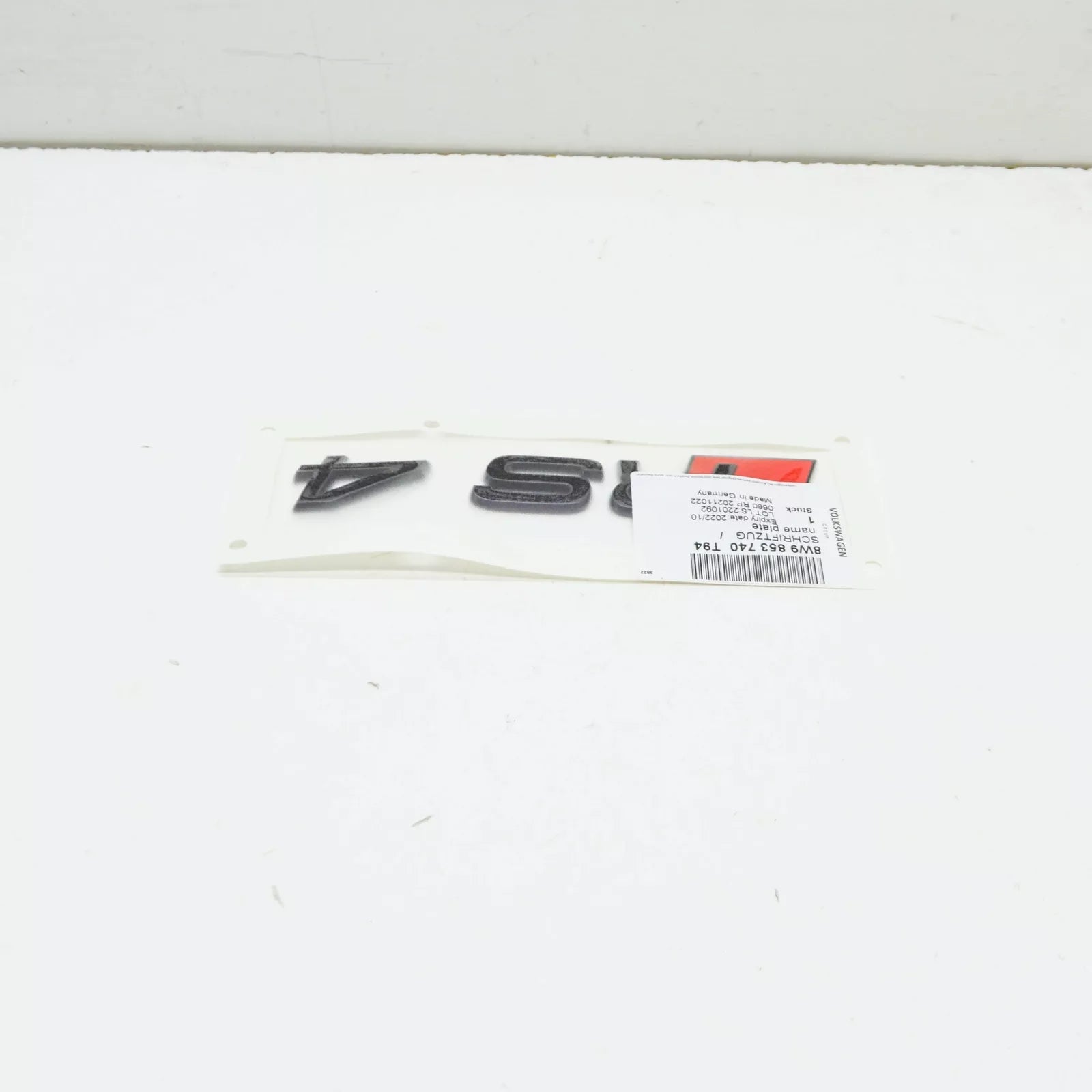 NEW AUDI RS4 B9 REAR EMBLEM BADGE 8W9853740T94