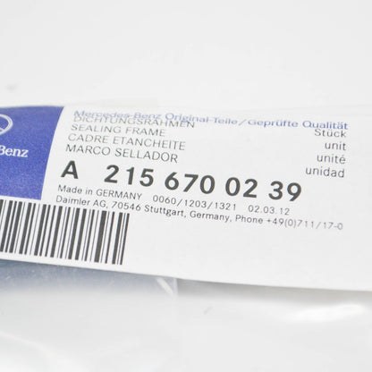 NEW MERCEDES-BENZ CL-CLASS C215 COUPE SEALING FRAME RIGHT A2156700239 ORIGINAL