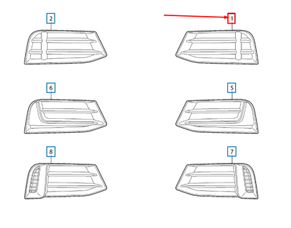NEW AUDI A3 8V FRONT BUMPER LEFT AIR GUIDE GRILLE 8V5807681AA9B9 ORIGINAL